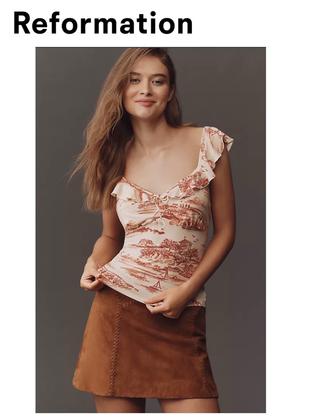 💥SALE💥 NWT Reformation Lemmy Top, M